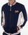Fila Vintage Mk1 Settanta Twin Badge Track Top Navy/gardenia/red