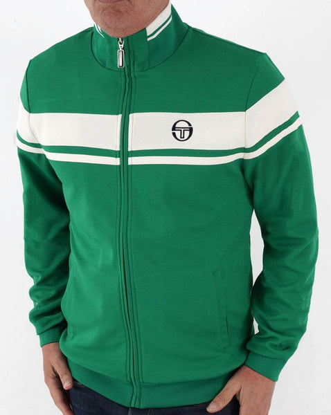 Sergio Tacchini Masters Track Top Green/Off White