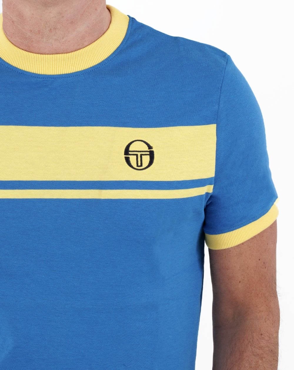 Sergio Tacchini Masters T Shirt Blue/Yellow