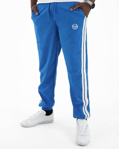 Sergio Tacchini 2 Stripe Track Pants Blue/Off White