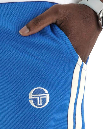 Sergio Tacchini 2 Stripe Track Pants Blue/Off White