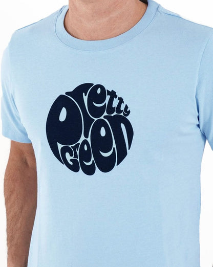 Pretty Green Gillespie T-shirt Sky/navy