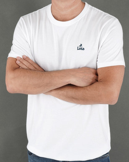 Lois Small Logo T-shirt White