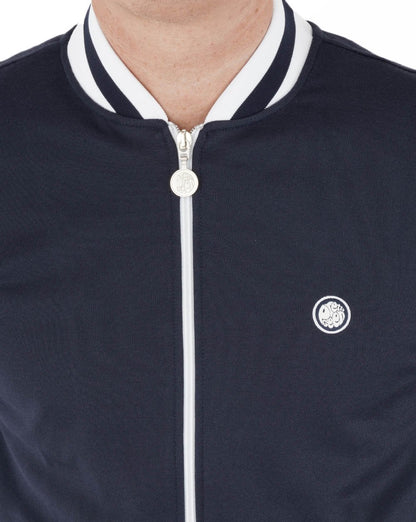Pretty Green Bomber Track Top Navy
