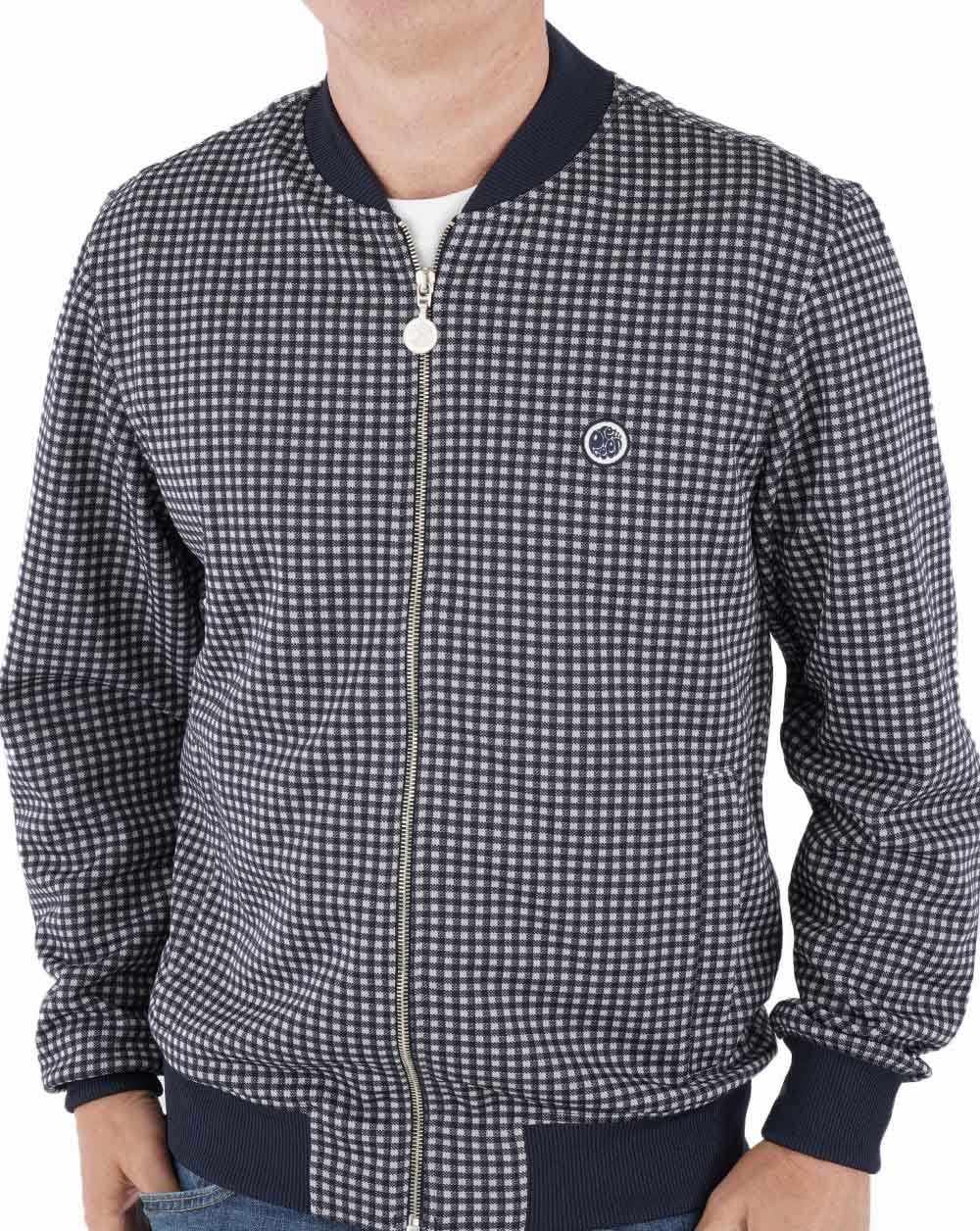 Pretty Green Gingham Jacket Blue