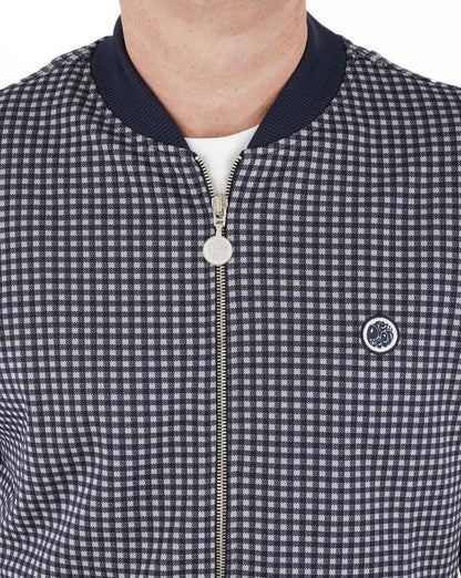 Pretty Green Gingham Jacket Blue