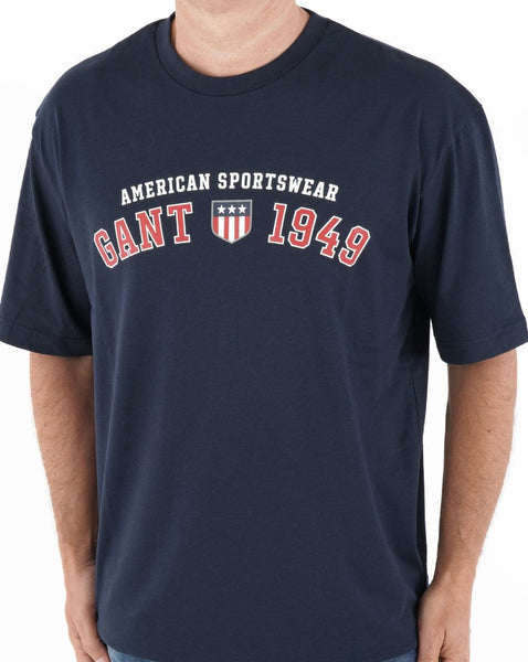 Gant Retro Shield T-shirt Navy
