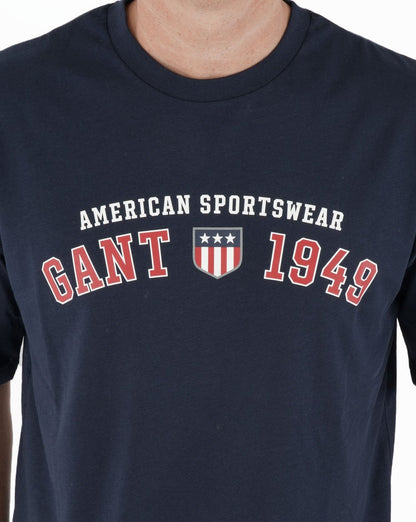 Gant Retro Shield T-shirt Navy