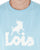 Lois Logo T-shirt Sky/White