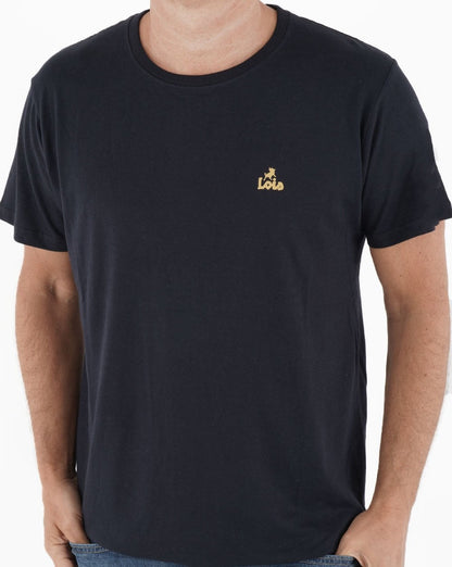 Lois Small Logo T-shirt Navy