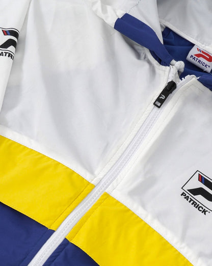 Patrick Classic Cagoule White Yellow Royal