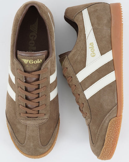 Gola Harrier Suede Trainer Tobacco/Off White