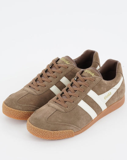 Gola Harrier Suede Trainer Tobacco/Off White