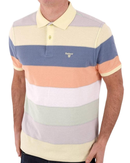 Barbour Stanton Polo Lemon Zest