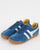 Gola Harrier Suede Trainer Marine Blue/Off White