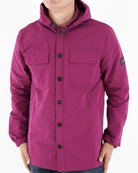 Barbour International Amplifier Overshirt Magenta