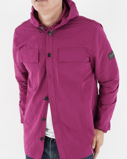 Barbour International Amplifier Overshirt Magenta