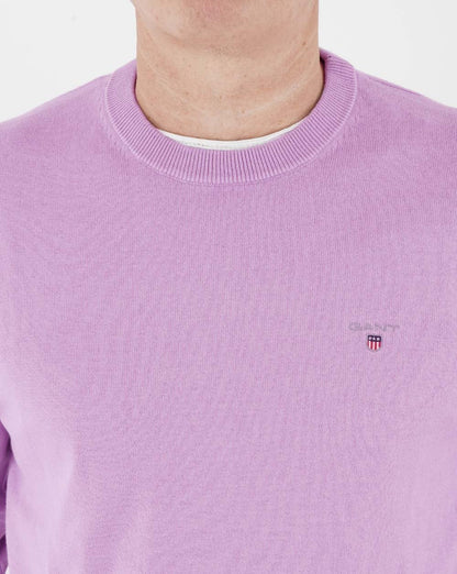 Gant Classic Crew Neck Knit Lilac