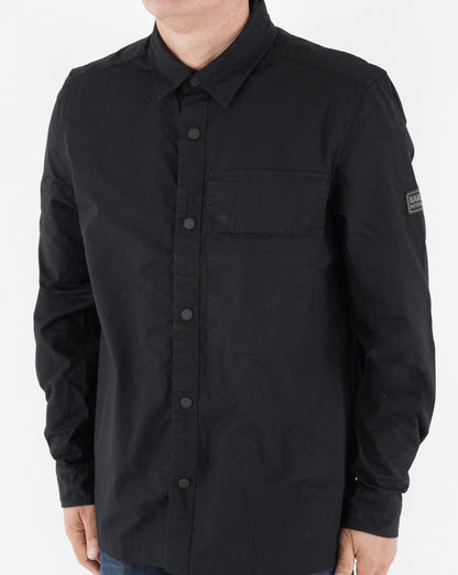 Barbour International Battery Overshirt Black