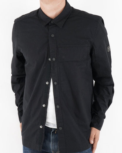 Barbour International Battery Overshirt Black