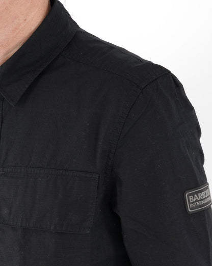 Barbour International Battery Overshirt Black