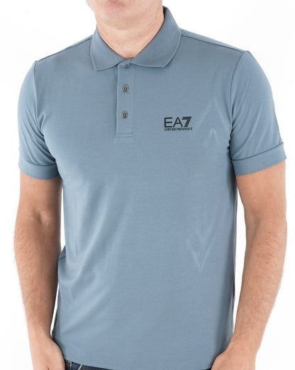 EA7 Classic Polo Shirt China Blue