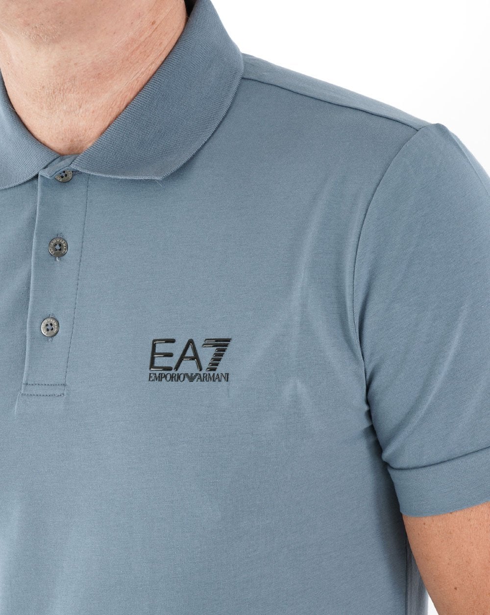 EA7 Classic Polo Shirt China Blue