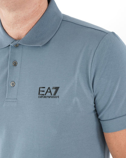 EA7 Classic Polo Shirt China Blue