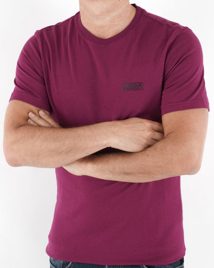 Barbour International Small Logo T-shirt Magenta