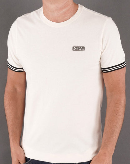 Barbour International Torque Tipped T-shirt White
