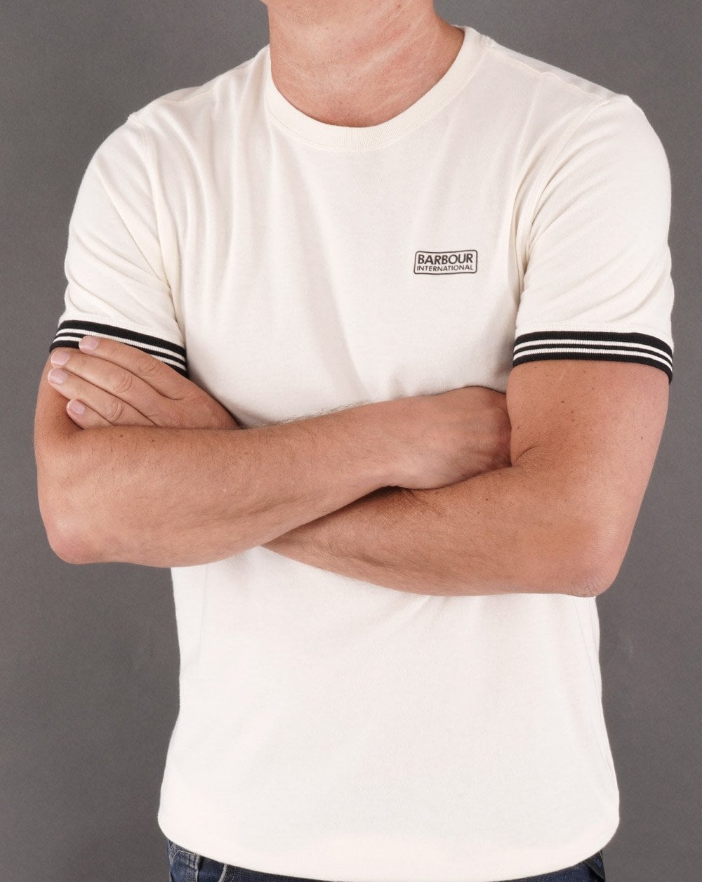 Barbour International Torque Tipped T-shirt White