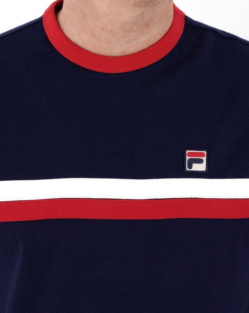 Fila Vintage Old Skool T-shirt Navy/Red