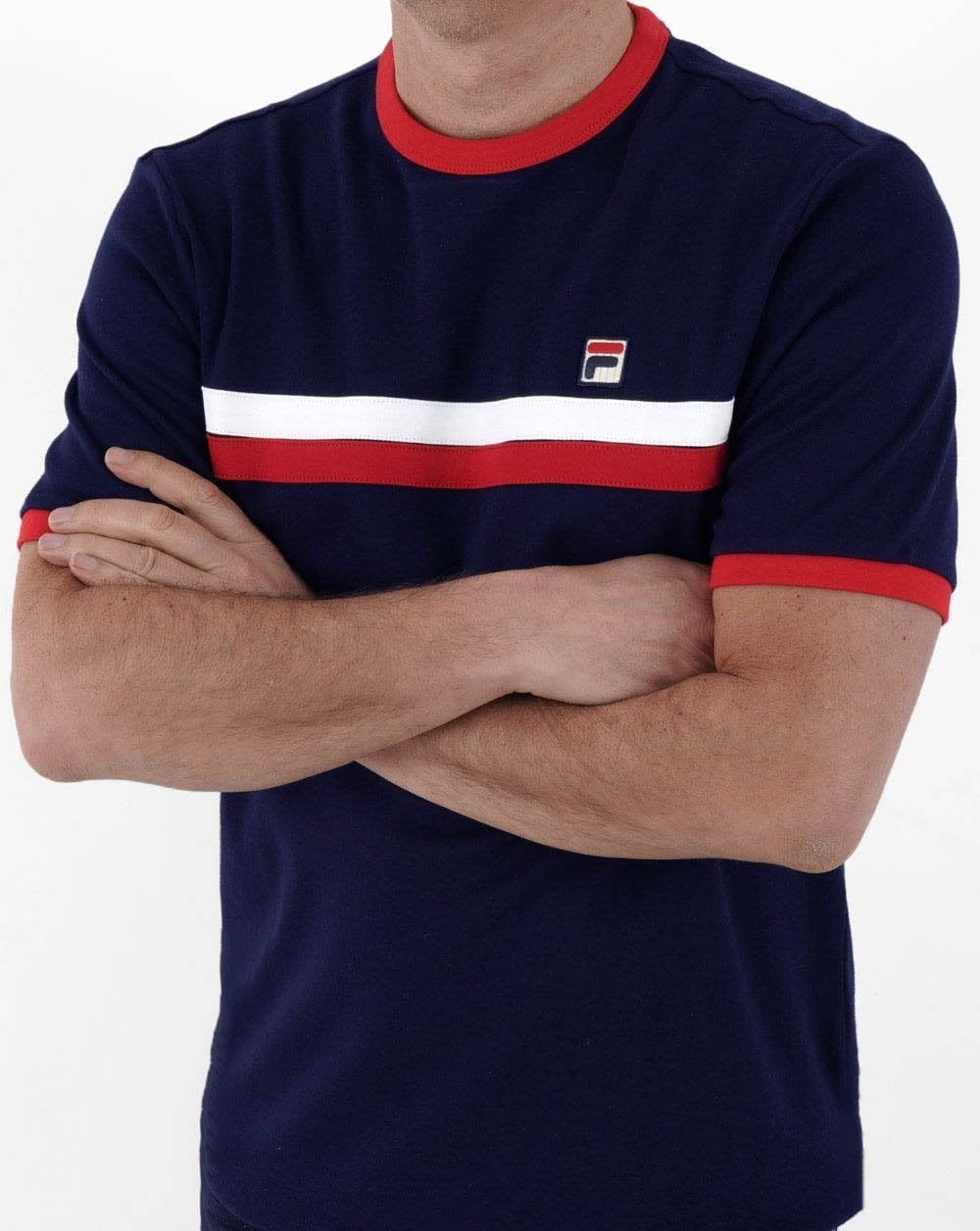 Fila Vintage Old Skool T-shirt Navy/Red