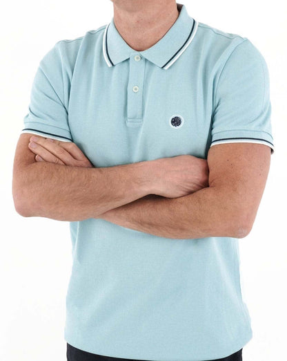 Pretty Green Barton Polo Sky