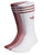 Adidas Originals Crew Socks 3 Pack White/Mauve/Crimson