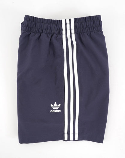 Adidas Originals 3 Stripes Swim Shorts Navy