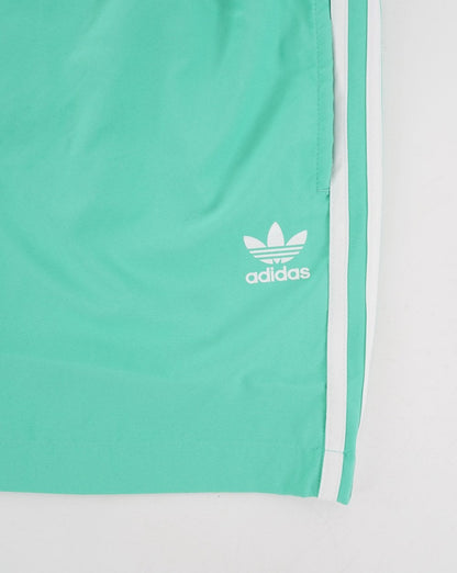 Adidas Originals 3 Stripes Swim Shorts Hi-Res Green