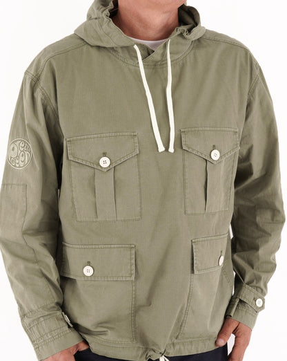 Pretty Green Creedence Smock Light Khaki