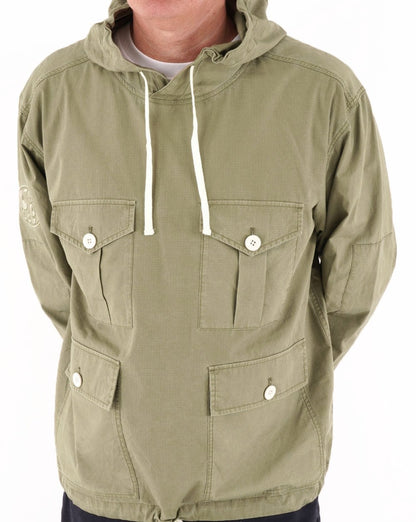 Pretty Green Creedence Smock Light Khaki