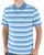 Lacoste Striped Polo Shirt Blue
