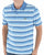 Lacoste Striped Polo Shirt Blue