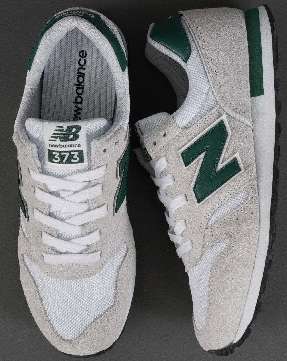New Balance 373 Trainer White/Green