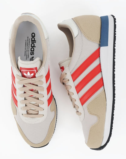 Adidas USA 84 Trainers Clear Brown/Vivid Red