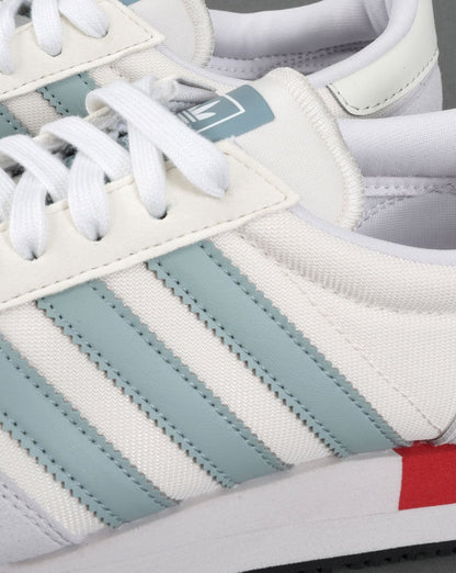 Adidas USA 84 Trainers Chalk White/Grey Blue/Red