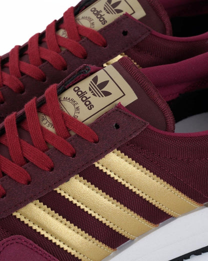 Adidas USA 84 Trainers Burgundy Red/Gold