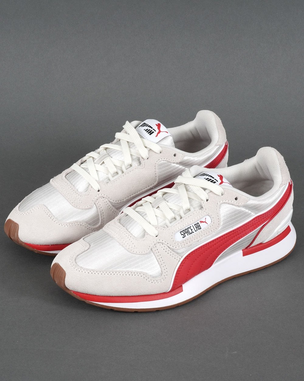 Puma Space Lab Trainer Vaporous Grey/High Risk Red