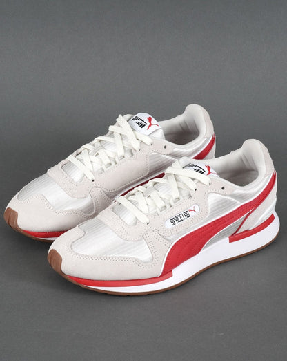 Puma Space Lab Trainer Vaporous Grey/High Risk Red