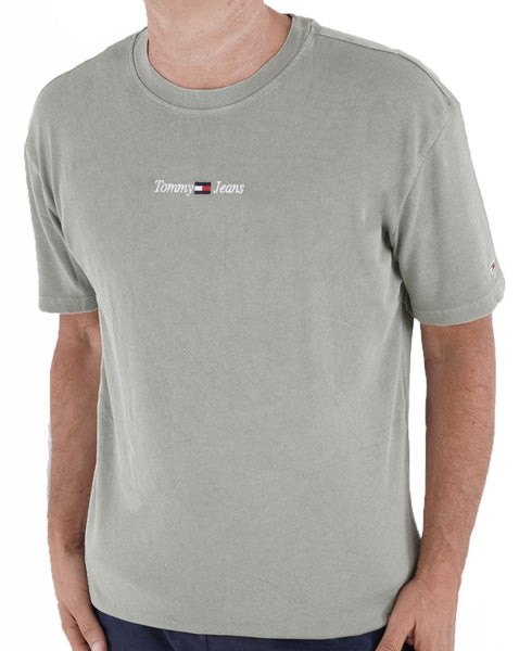 Tommy Jeans Casual Linear Logo T-shirt Washed Green