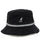 Kangol Stripe Lahinch Bucket Hat Black