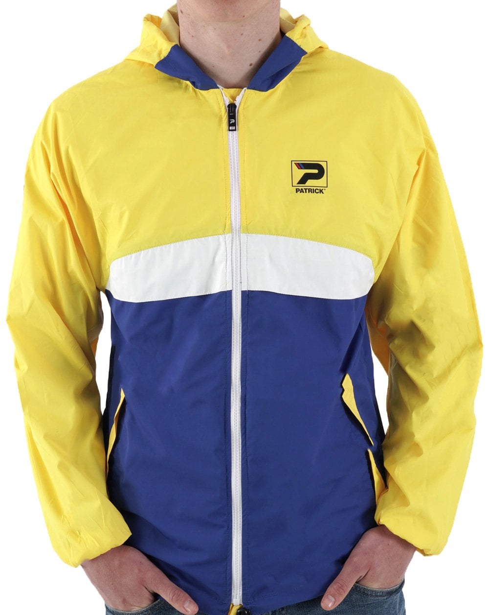 Patrick Classic Cagoule Yellow/White/Royal